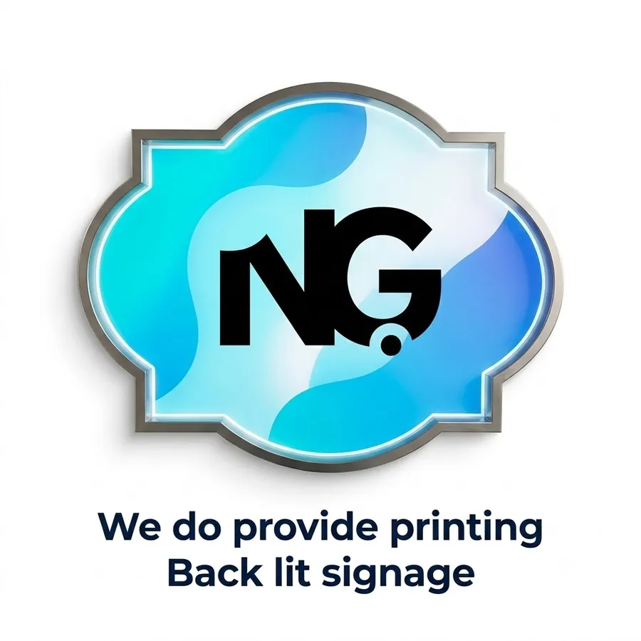 Back lit signage