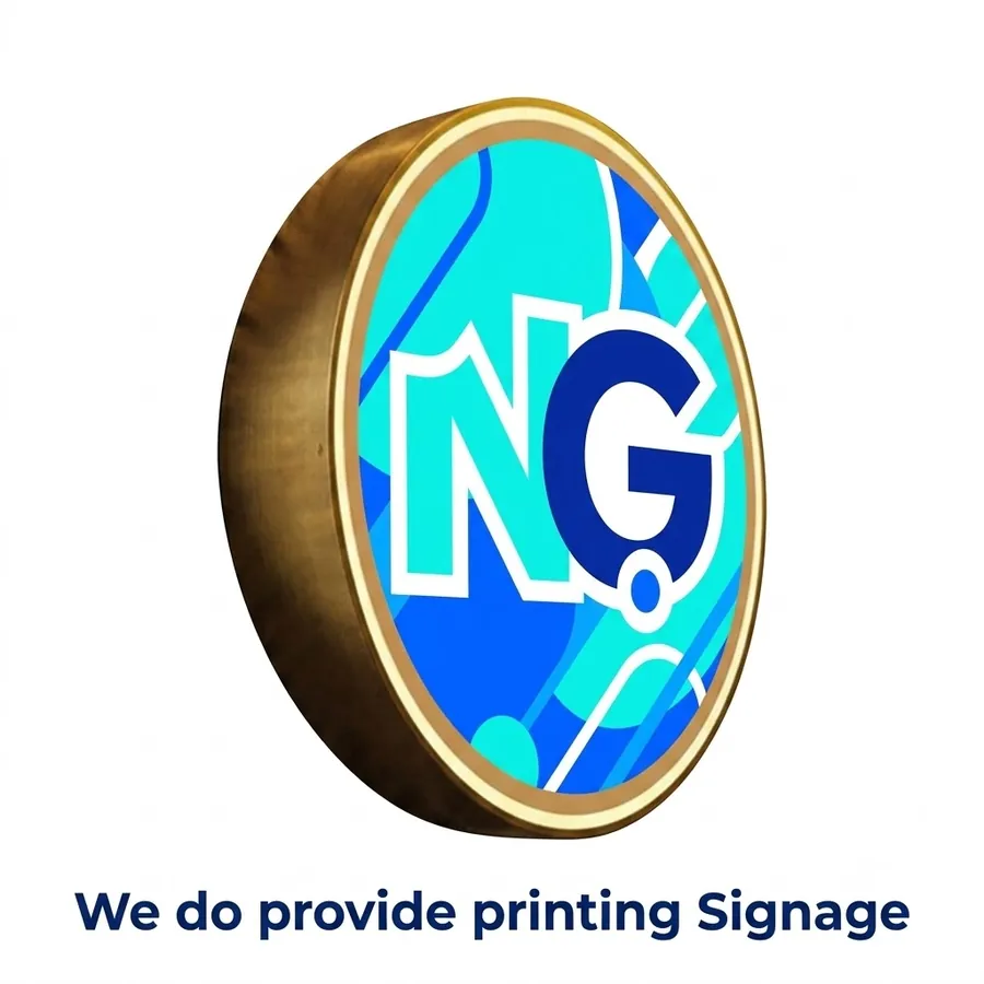 Front lit signage