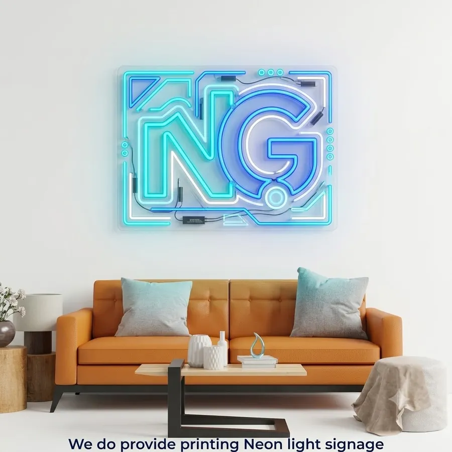 Neon light signage