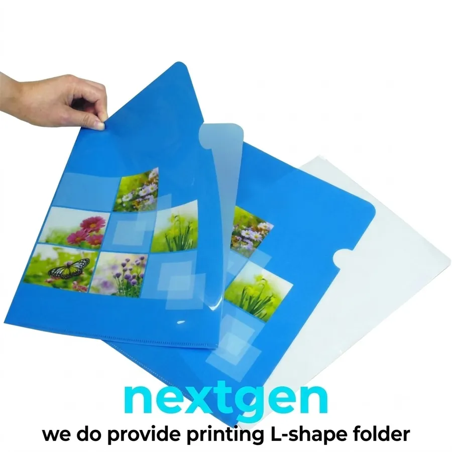 L-shape folder