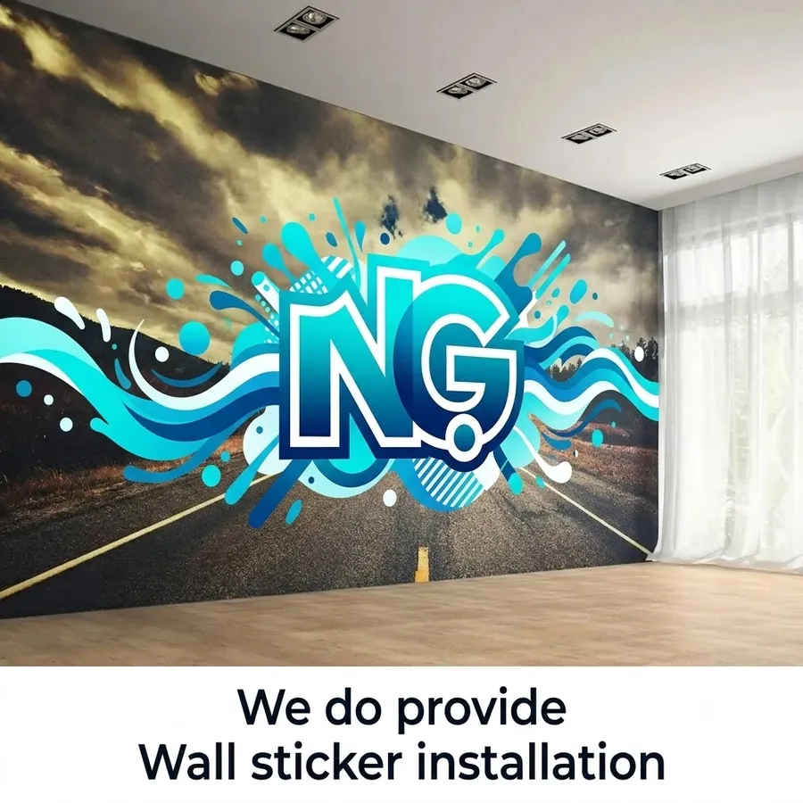 Wall sticker installation