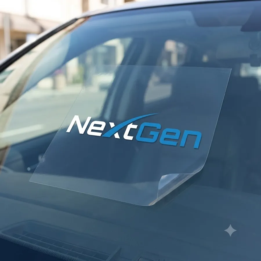 Car window sticker